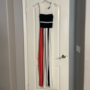 Multi colored maxi dress